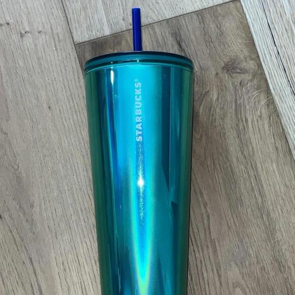 EUC 2022 Starbucks Fame Lime Acrylic 24oz Venti Cold Cup Tumbler - Picture 8 of 8